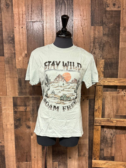 Stay Wild Roam Free Graphic Tee