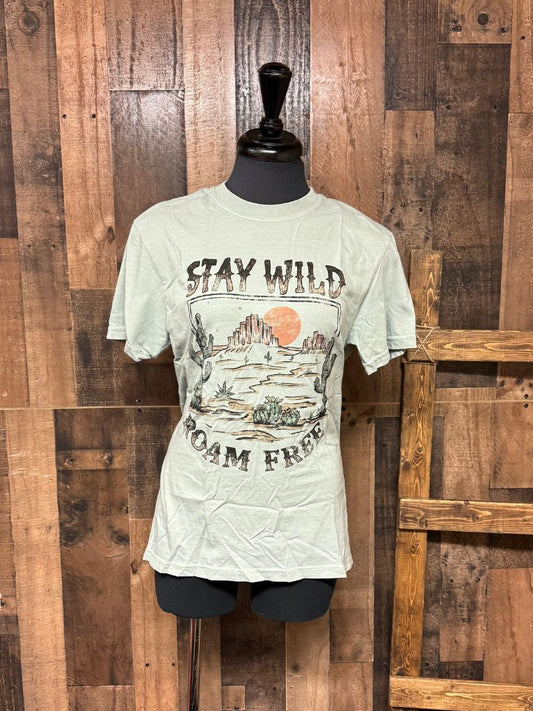Stay Wild Roam Free Graphic Tee