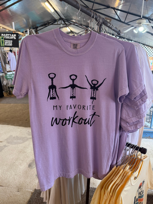 My Favorite Workout Graphic Tee
