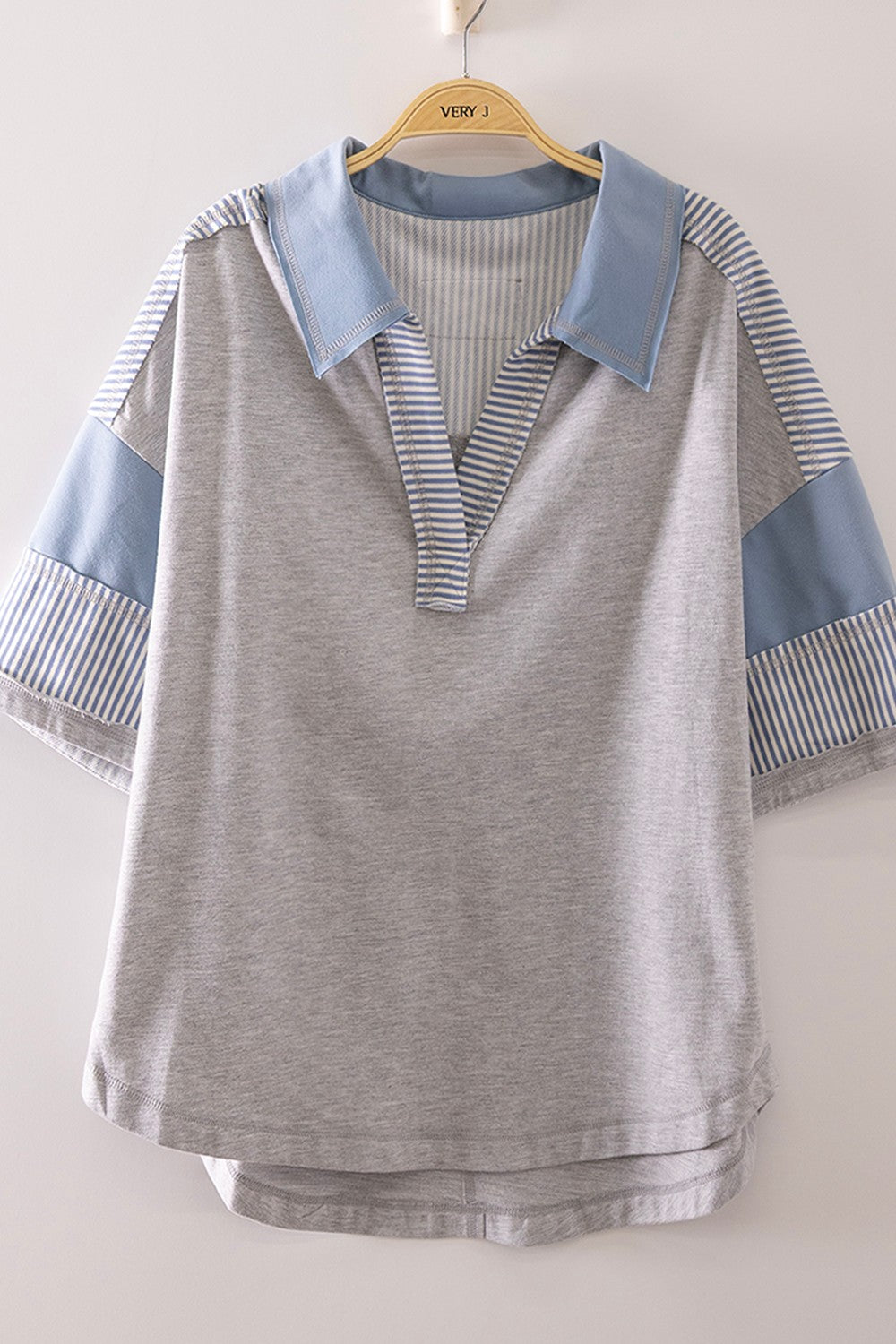 Oversized Half Sleeve Casual Knit Top